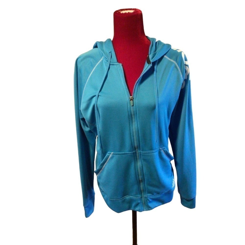 ADIDAS‎ Zip Up Jacket/Hoodie Womens  sz Large